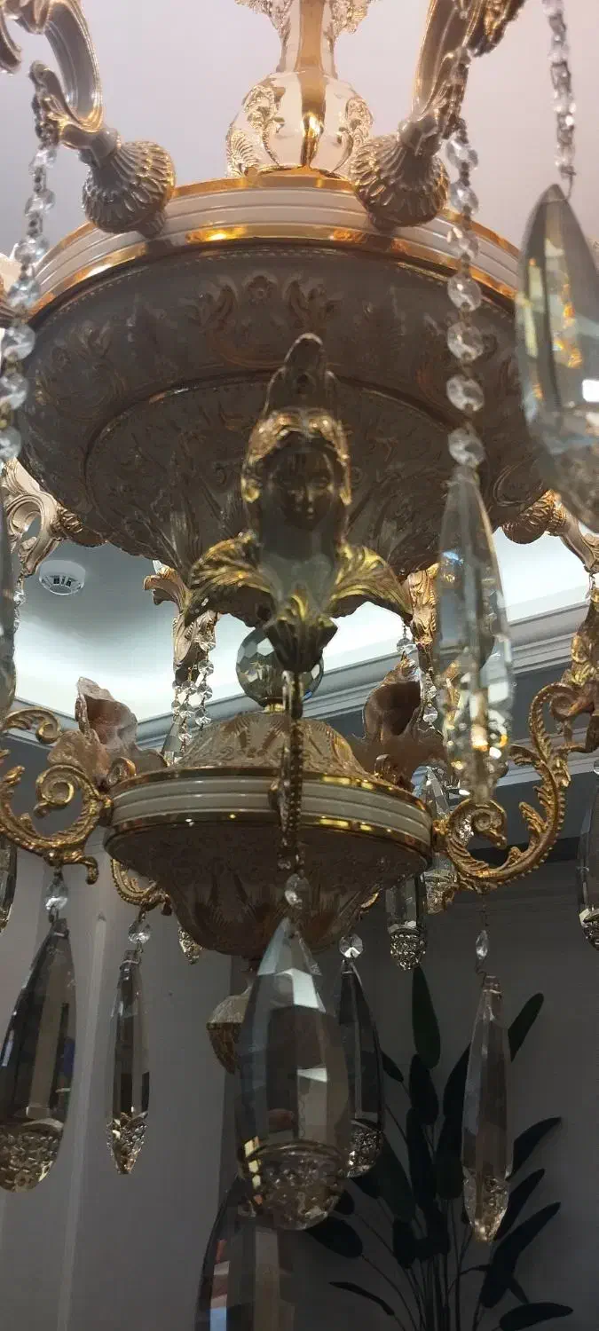 لوستر ۱۰ شاخه دوبل|لوستر و چراغ آویز|اسلام‌شهر, شهرک انبیا|دیوار