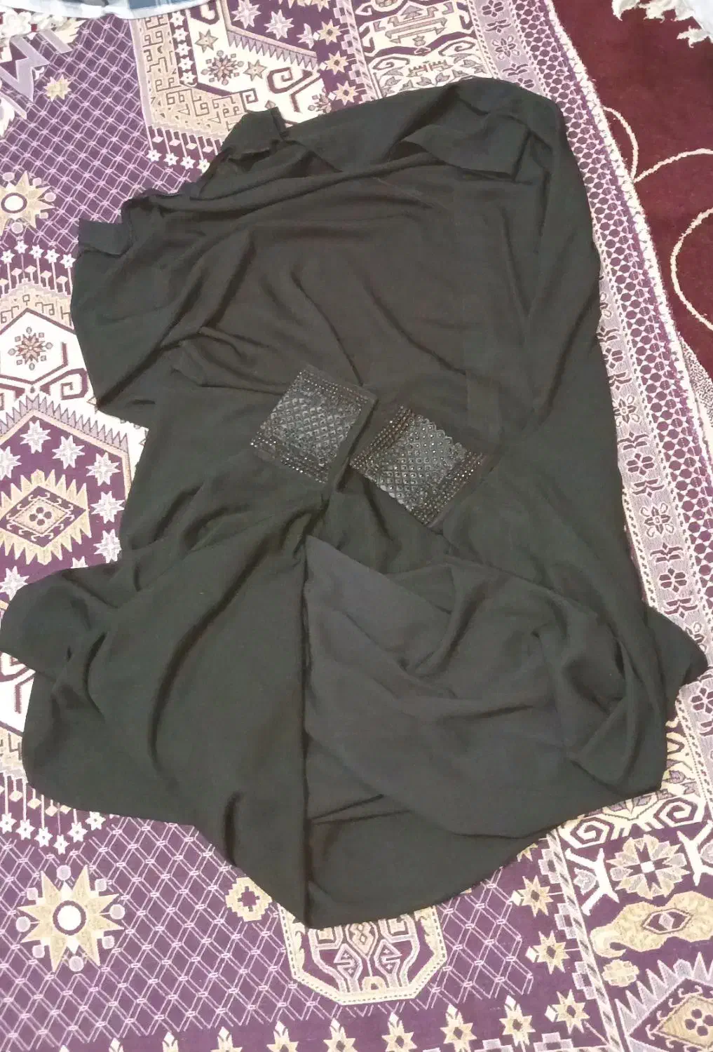 مشکی چادر|لباس|قائن, |دیوار