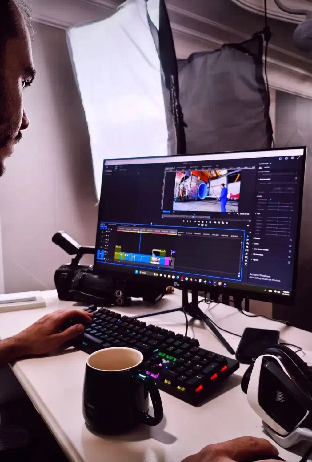 ساخت کلیپ ریلز ،تدوین حرفه ای.موشن3D اینستا|خدمات رایانه‌ای و موبایل|قم, زنبیل آباد|دیوار