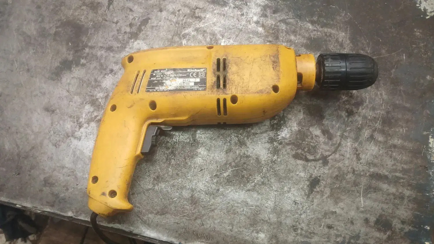 دریل آینهل قدیمی پر قدرت|ابزارآلات|رشت, بیجارپس|دیوار