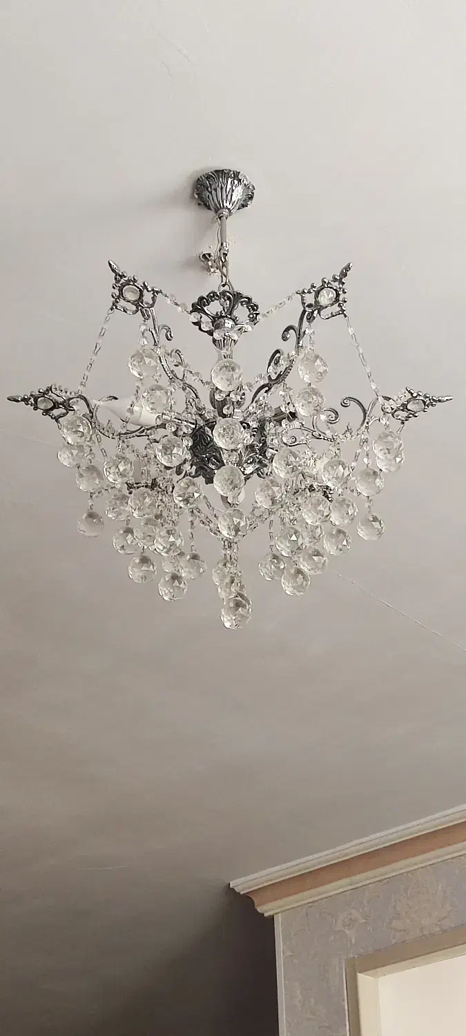 لوستر ۶ شاخه|لوستر و چراغ آویز|میانه, |دیوار