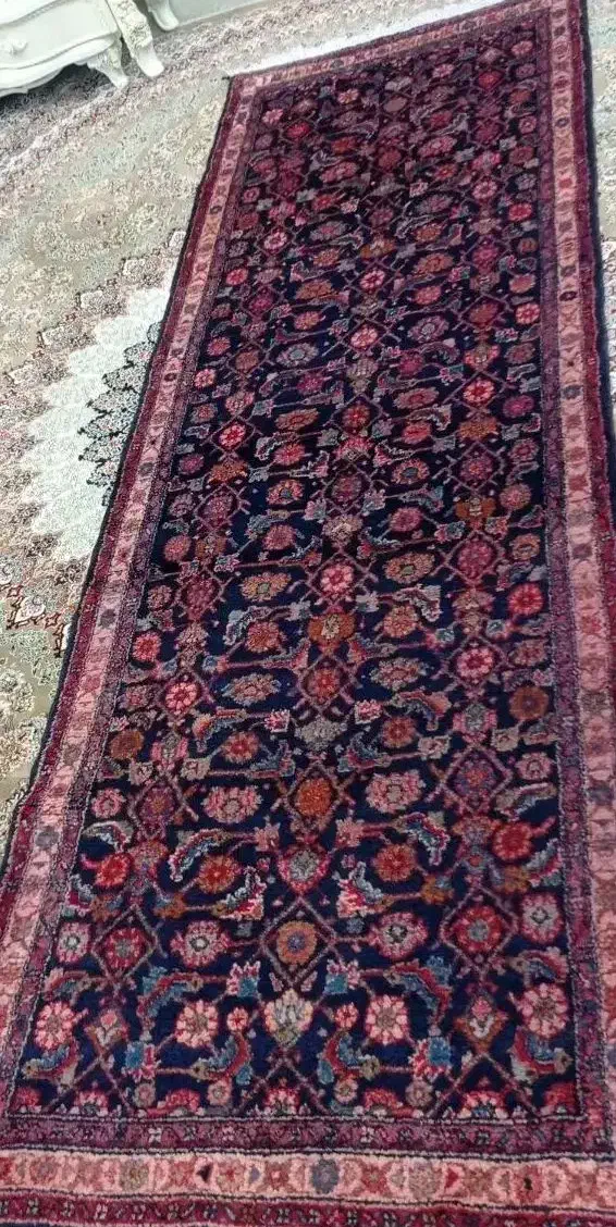 فرش دستبافت عرض ۱متر طول ۳متر|فرش|همدان, |دیوار