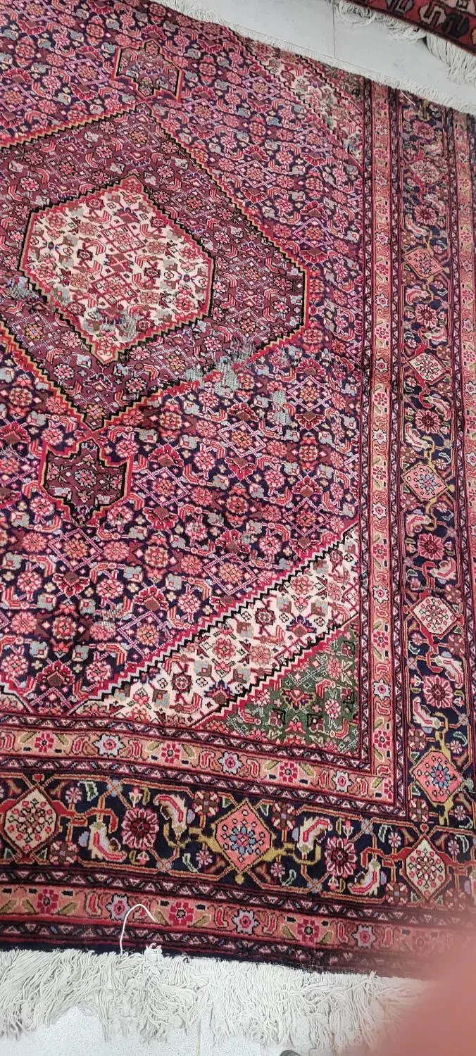 یک تخته فرش ۶ متری نقشه ماهی|فرش|مراغه, |دیوار