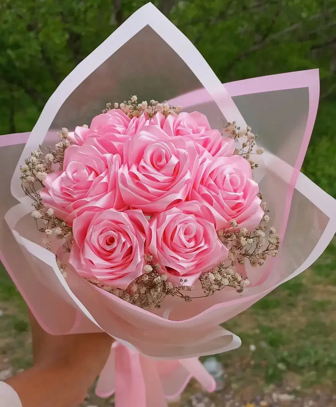 گل روبانی|گل مصنوعی|رشت, حومه رشت|دیوار