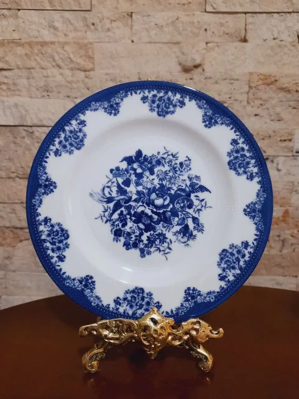 بشقاب دیوارکوب قلم آبی|صنایع دستی و سایر لوازم تزئینی|بابل, |دیوار