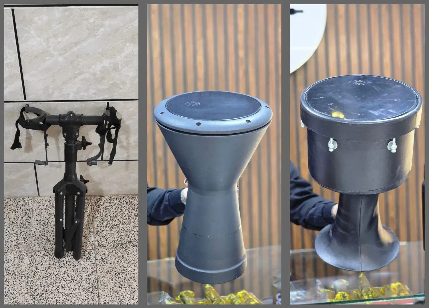 ضرب و تمپو به همراه سه پایه|درام و پرکاشن|نائین, |دیوار