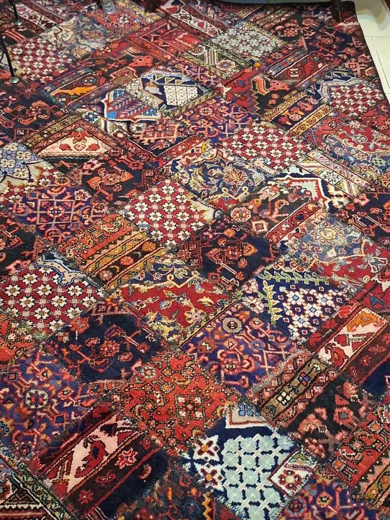 فرش کلاژ چهل تیکه دستباف|فرش|قدس, شهرقدس|دیوار