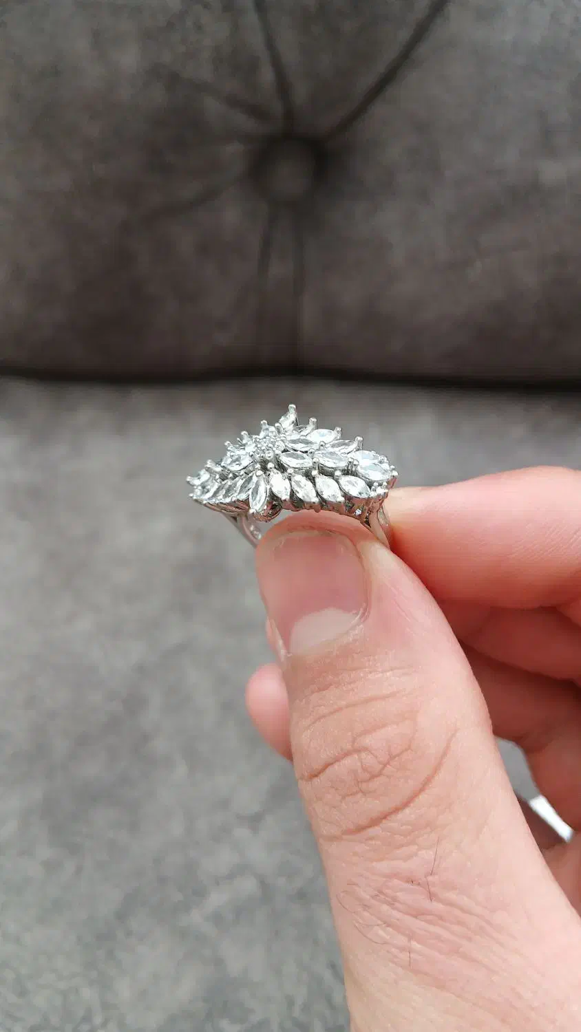 انگشتر نقره 925 زنانه|جواهرات|اصفهان, فرح آباد|دیوار