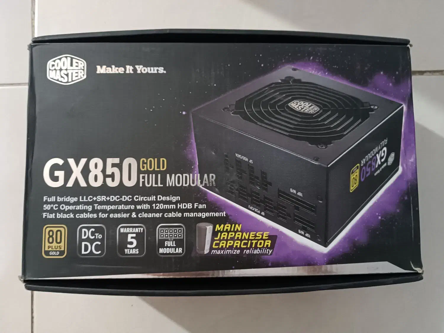 پاور Cooler Master GX850 Gold|قطعات و لوازم جانبی رایانه|کرمانشاه, |دیوار