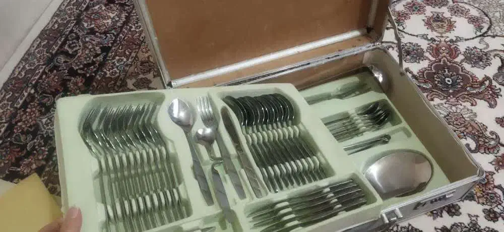 قاشق چنگال استیل|ظروف سرو و پذیرایی|مشهد, هفت تیر (حافظ)|دیوار