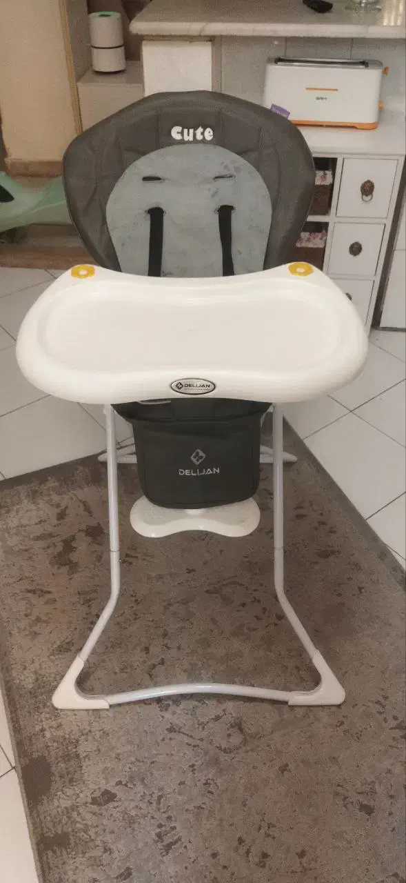 صندلی غذا خوری کودک مارک دلیجان در حد نو ی نو|تخت و صندلی بچه|تهران, شهرک شهید باقری|دیوار