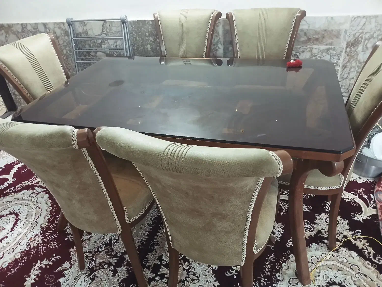 میز ناهار خوری|میز و صندلی غذاخوری|قوچان, |دیوار