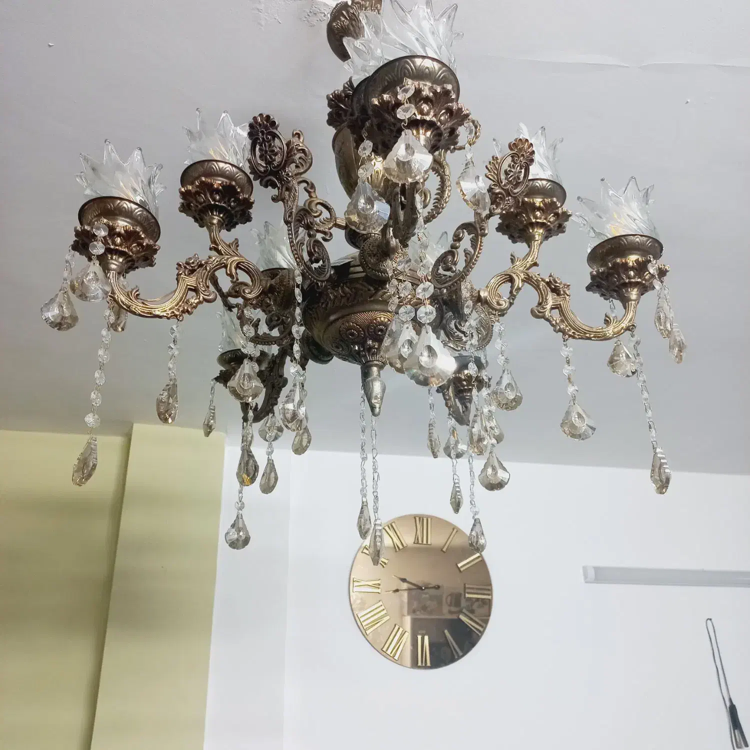 لوستر برنجی|لوستر و چراغ آویز|مشهد, منزل آباد|دیوار