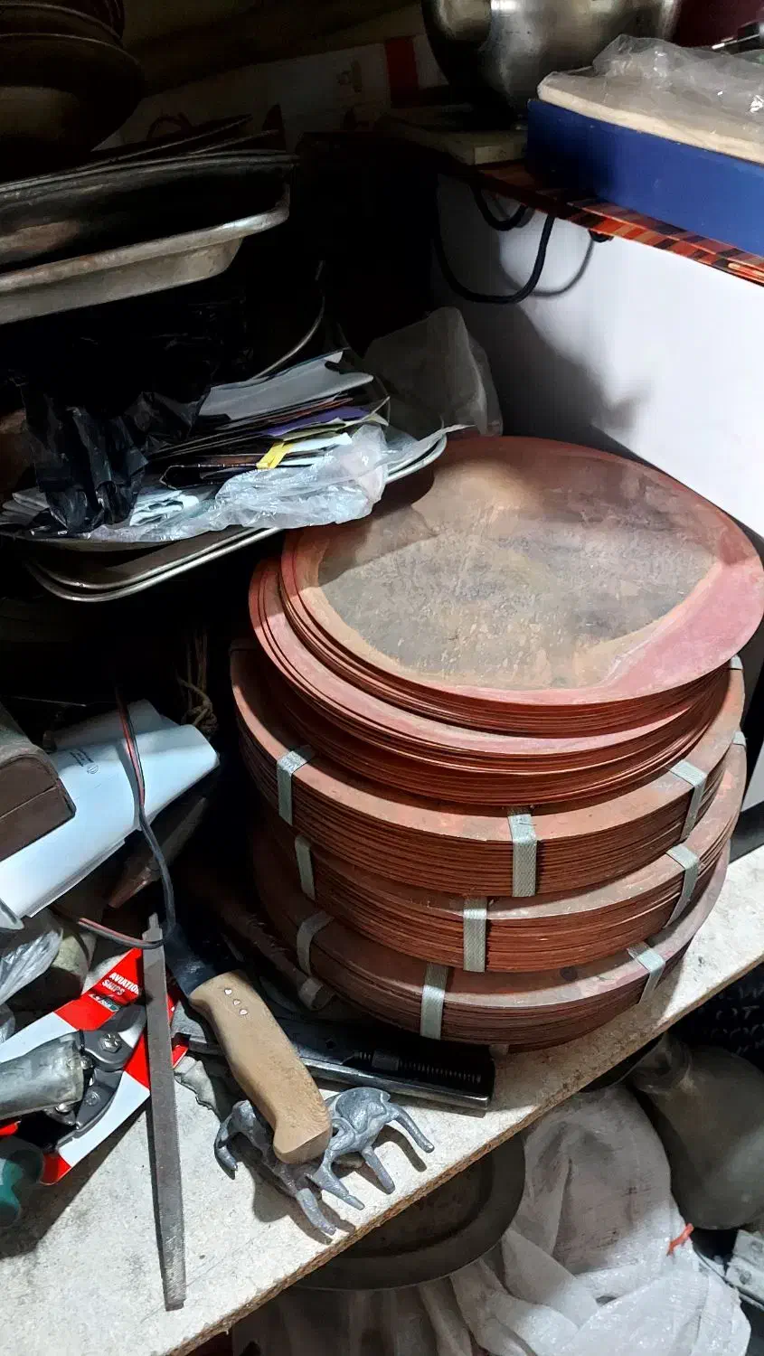 ورق مس|کلکسیون اشیاء عتیقه|بروجرد, |دیوار