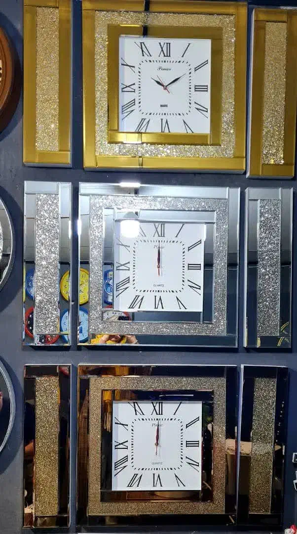 ساعت دیواری پینار آینه ای|ساعت دیواری و تزئینی|چهاردانگه (تهران), |دیوار