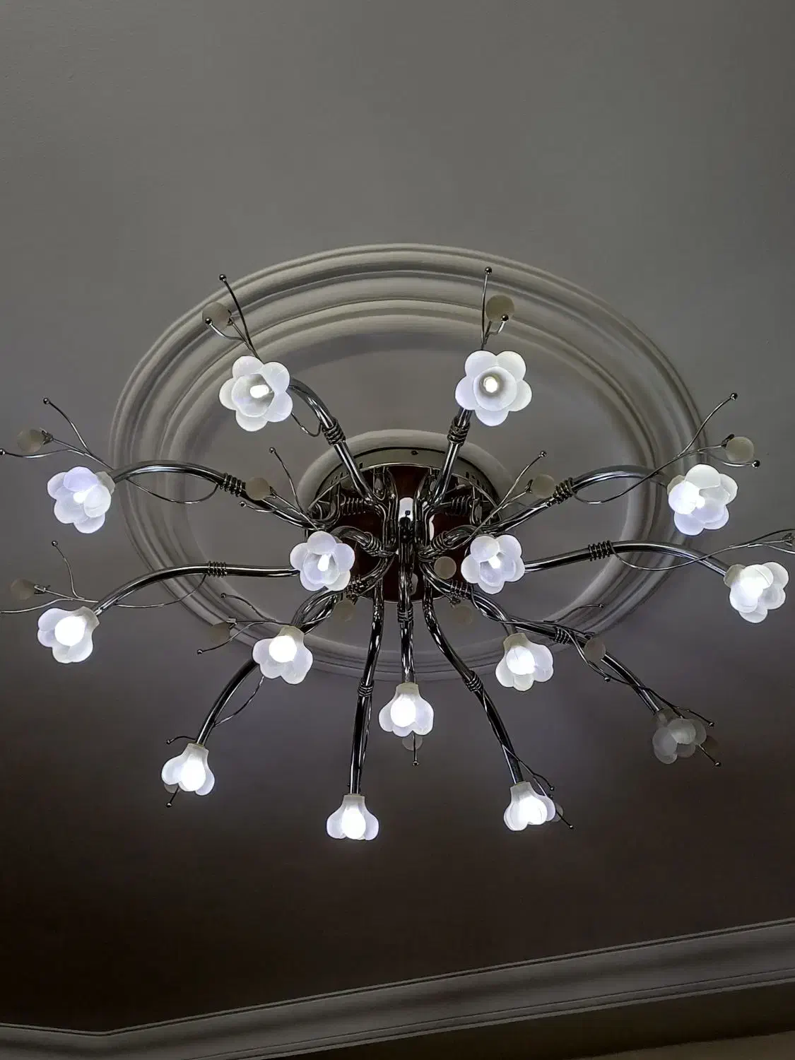 لوستر 15 شاخه و آباژور 5شعله|لوستر و چراغ آویز|اسلام‌شهر, بهرام آباد|دیوار