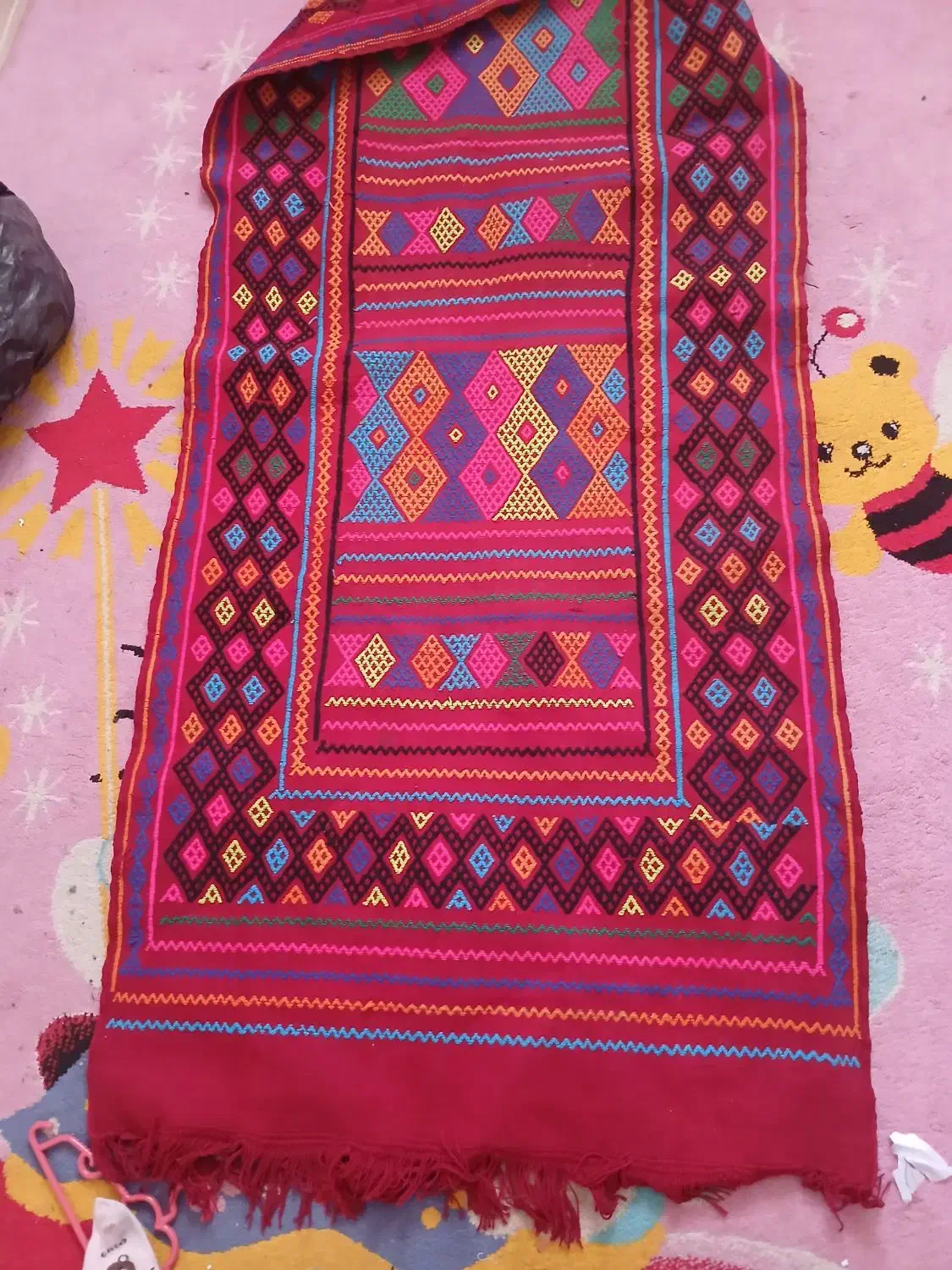 گلیم سفره سنتی|گلیم، جاجیم، گبه|زاهدان, |دیوار