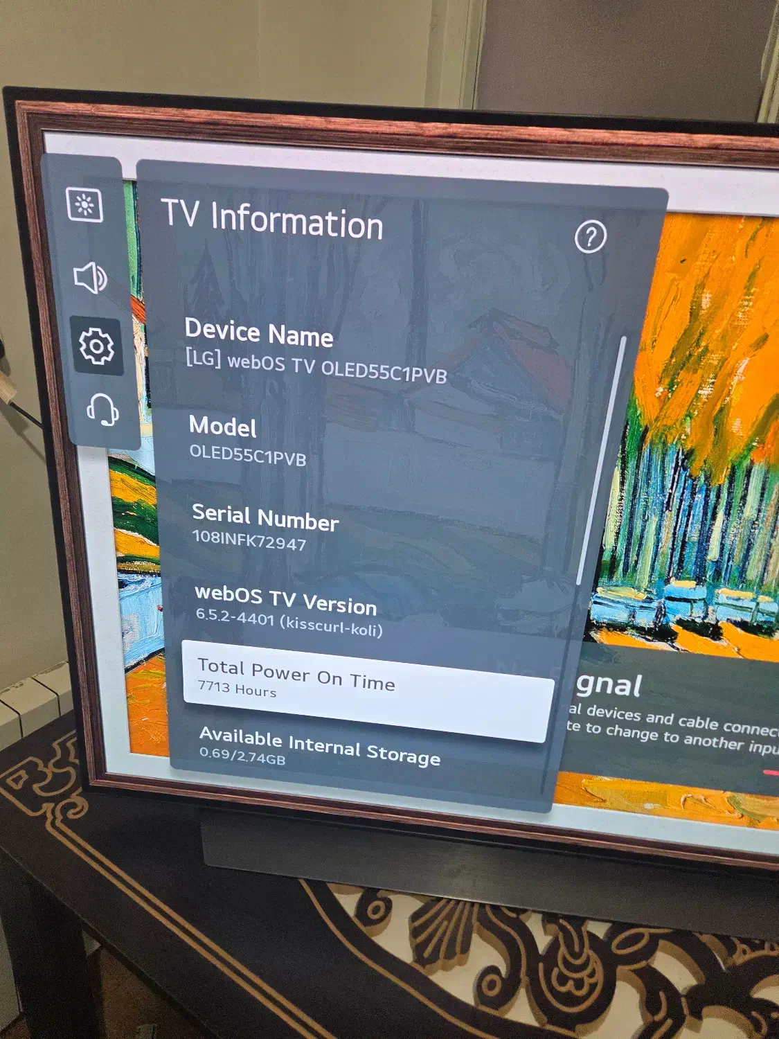 فروش lg c1 55|تلویزیون و پروژکتور|تهران, مدائن|دیوار