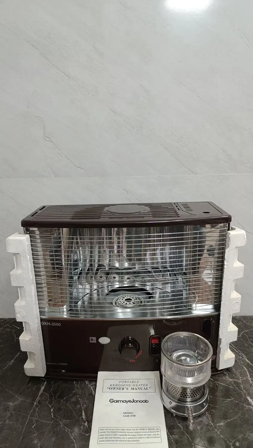 بخاری ژاپنی نفتی صفر آکبند|بخاری، هیتر، شومینه|اسفراین, |دیوار