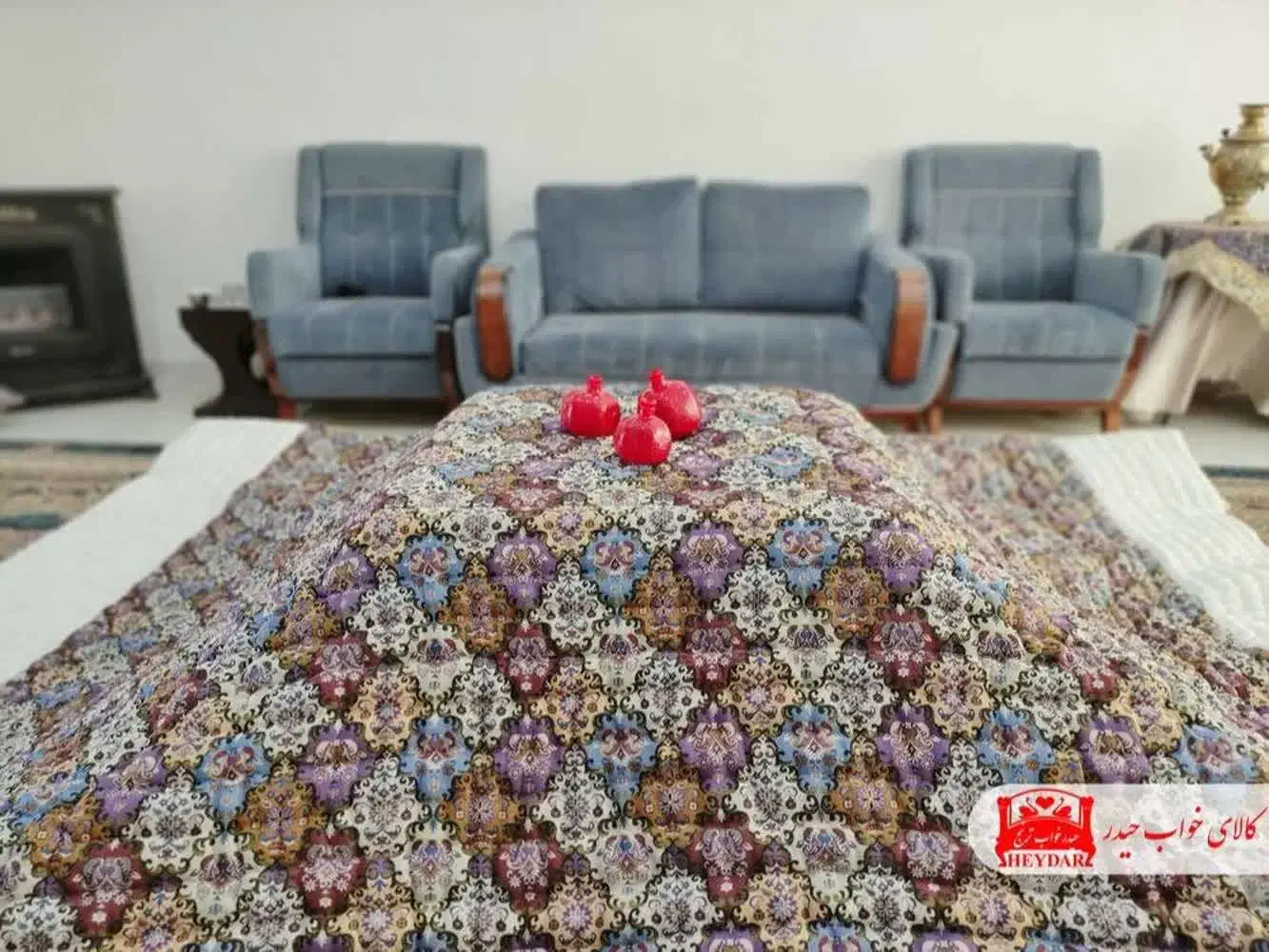 لحاف جاجیم|رختخواب، بالش، پتو|فیروزکوه, |دیوار