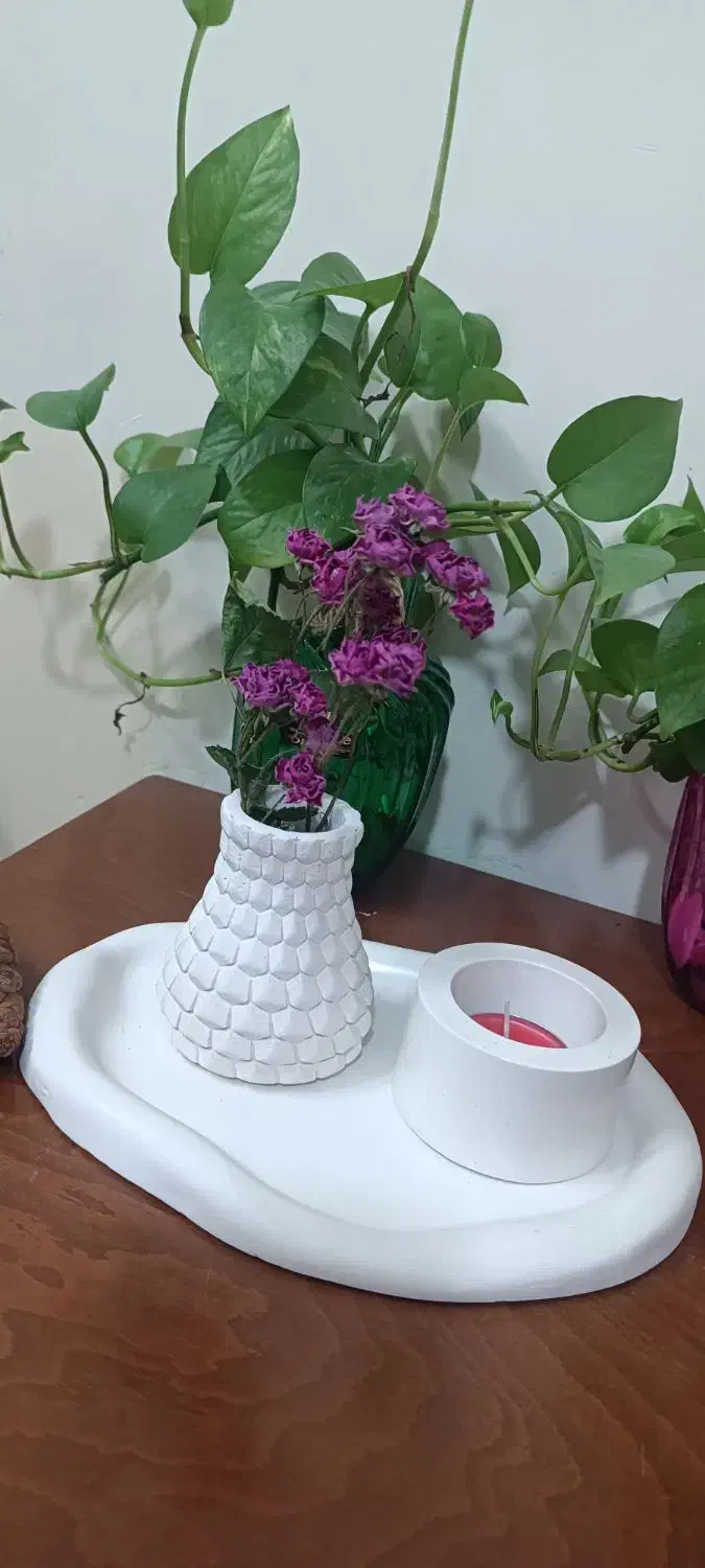 سنگ مصنوعی و شمع|صنایع دستی و سایر لوازم تزئینی|پاکدشت, شهرک امام رضا|دیوار