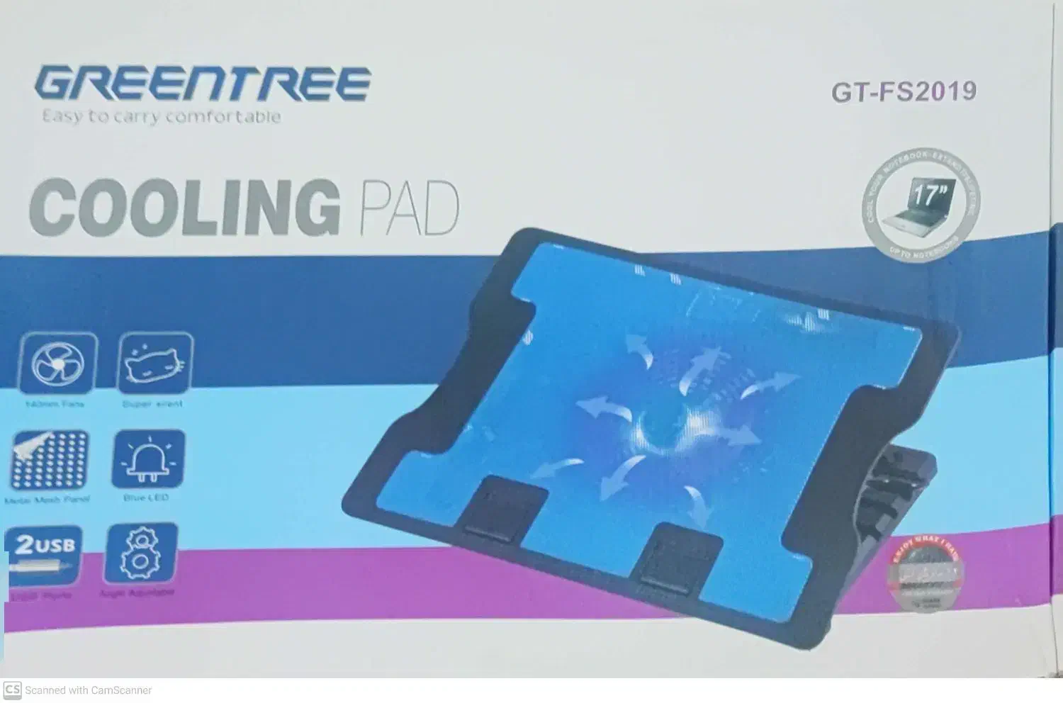 کول پد اکبند گرینتیری فن برگ دکمه دار|قطعات و لوازم جانبی رایانه|تبریز, |دیوار