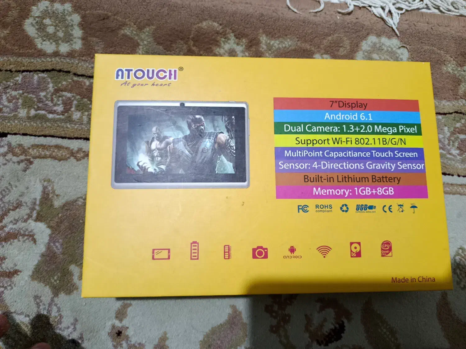 تبلت اتاچ a32 اندروید 6.1 دانش آموزی|تبلت|اراک, |دیوار