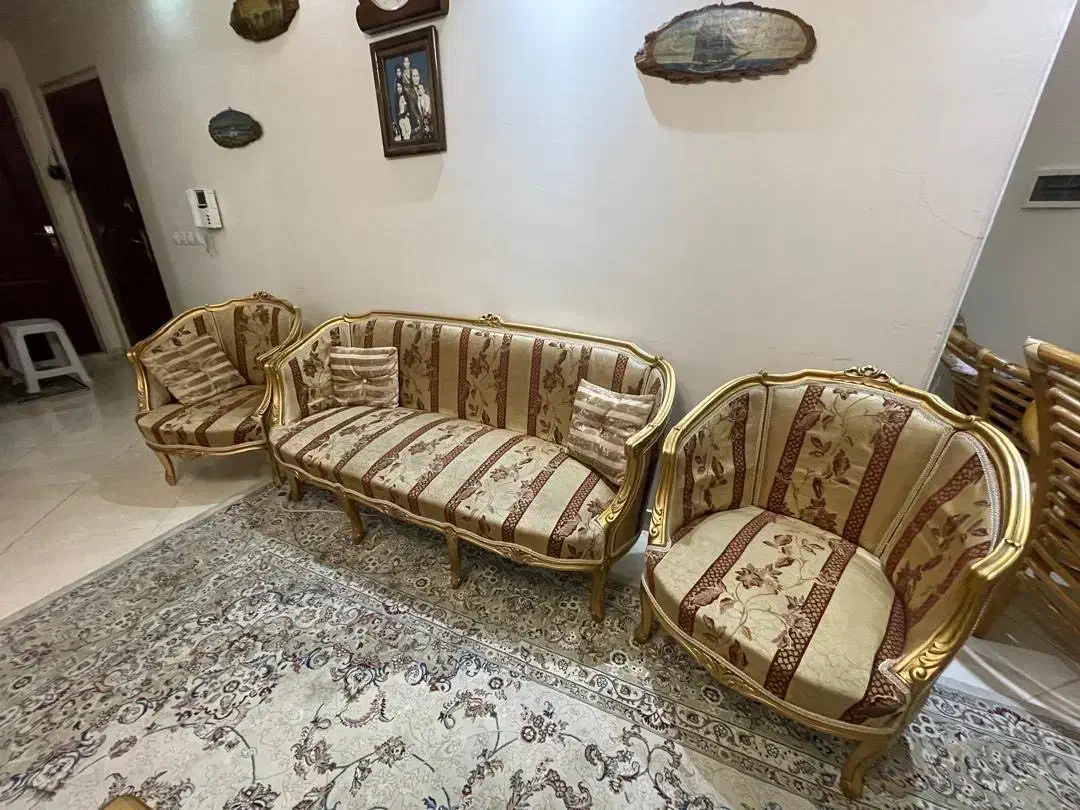 مبلمان ۸ نفره با نهار خوری ۸ نفره|مبلمان خانگی و میز عسلی|تهران, دولاب|دیوار