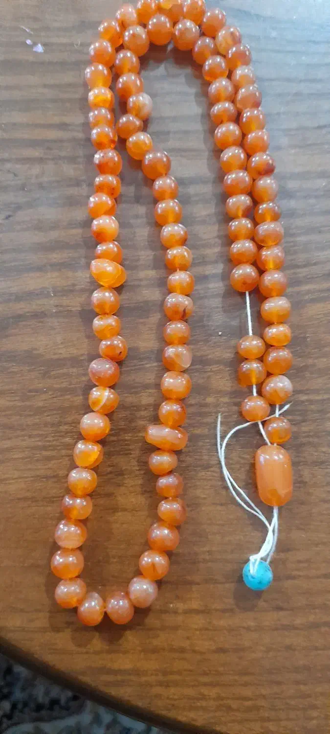 تسبیح عقیق  اصل یمنی|جواهرات|گرگان, |دیوار