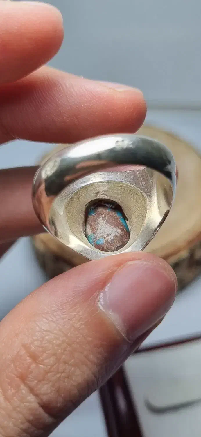 انگشتر فیروزه ی نیشابور اصل|جواهرات|اهواز, پادادشهر|دیوار