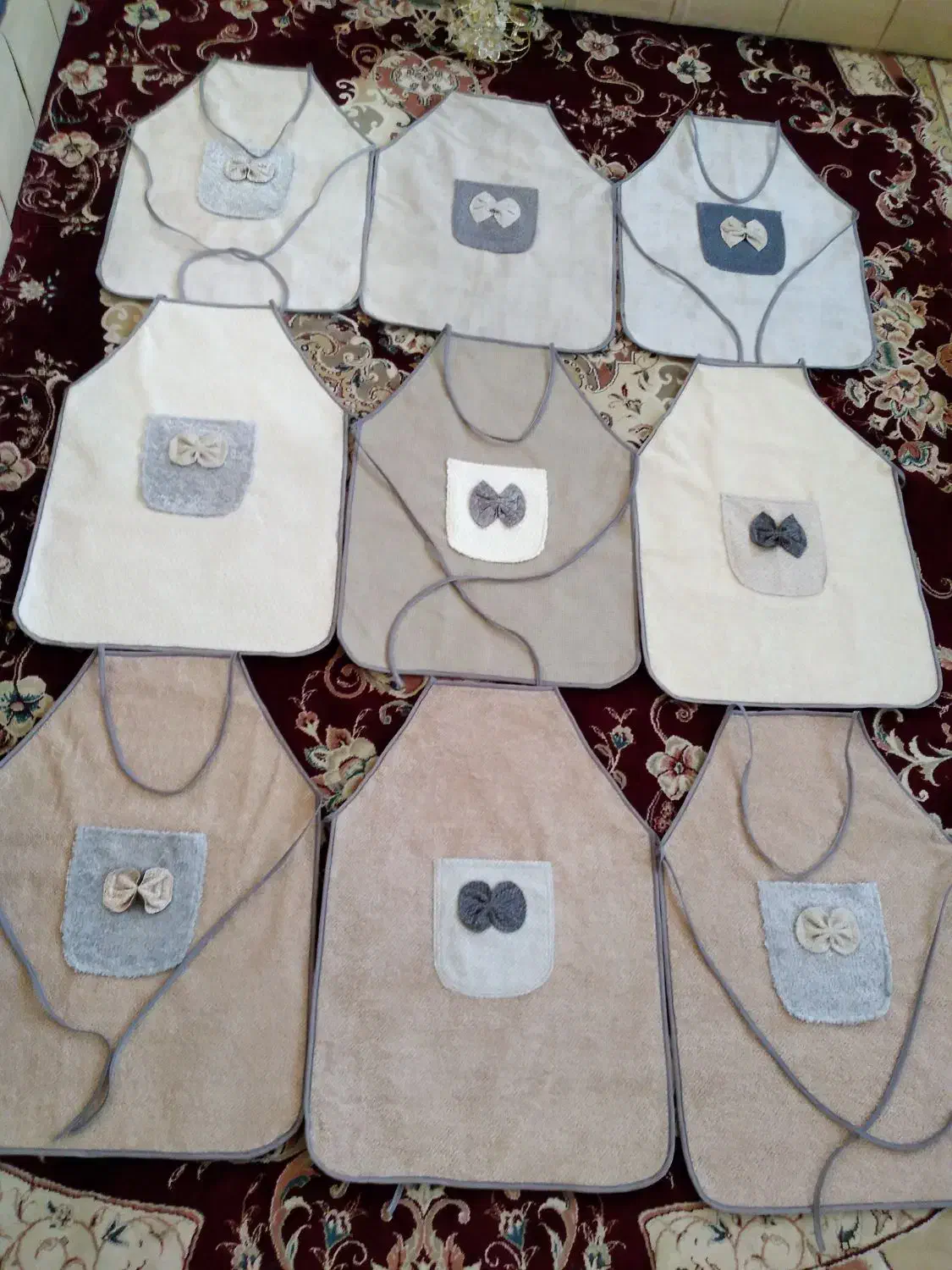 پیش بند،پیشبند آشپزخانه با پارچه مبلی|سفره، حوله، دستمال آشپزخانه|قم, شاد قلی|دیوار