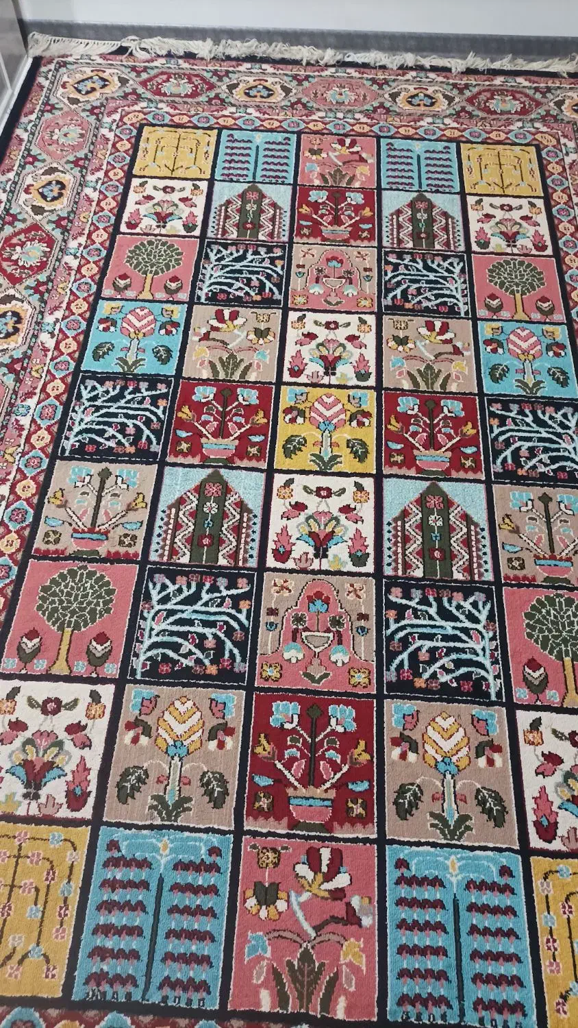 فروش یک تخته گلیم فرش ماشینی در حد نو|گلیم، جاجیم، گبه|صدرا-فارس, فاز ۱|دیوار