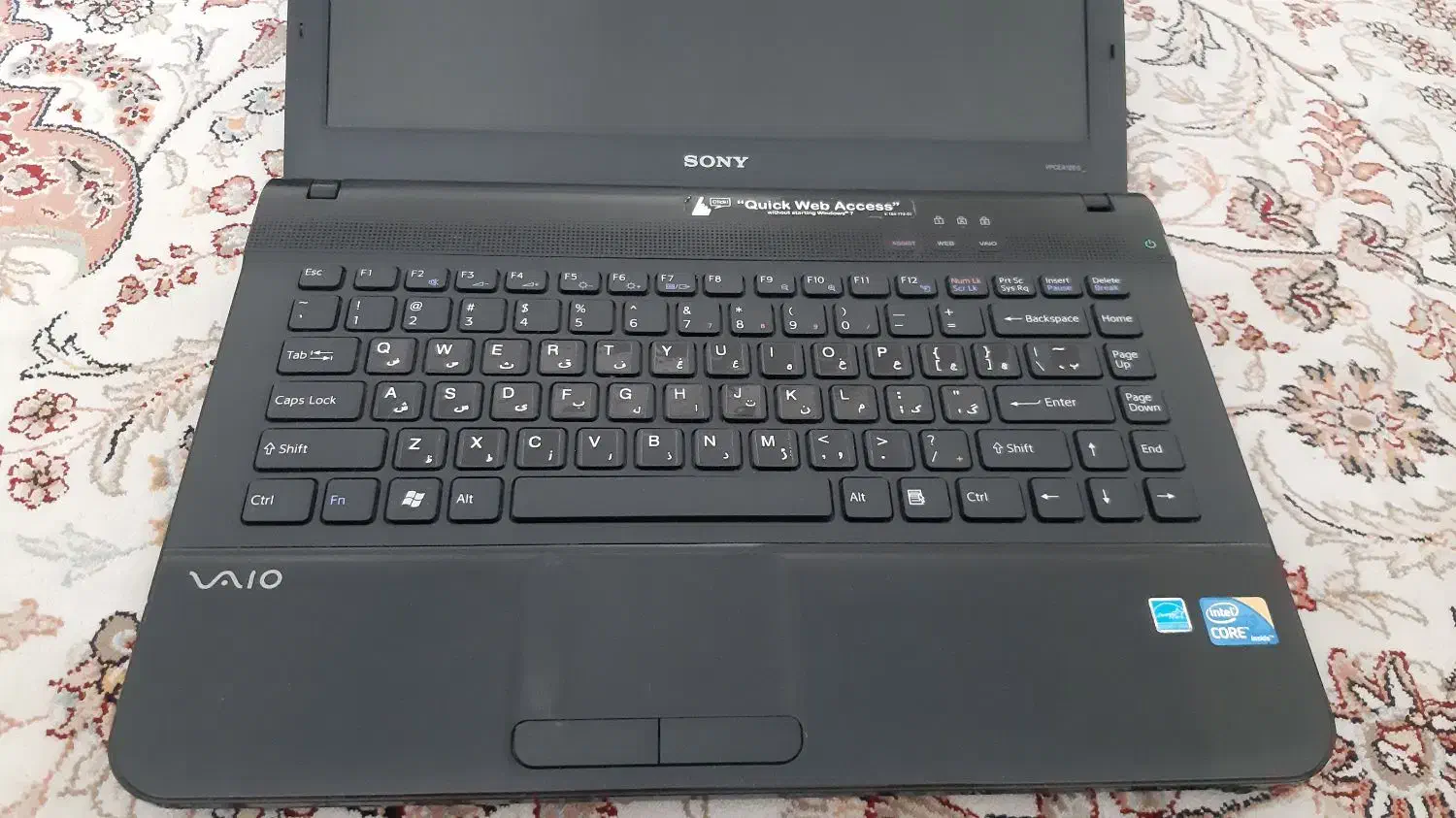 لپ تاپ سونی وایو اصل|رایانه همراه|پرند, فاز ۶|دیوار