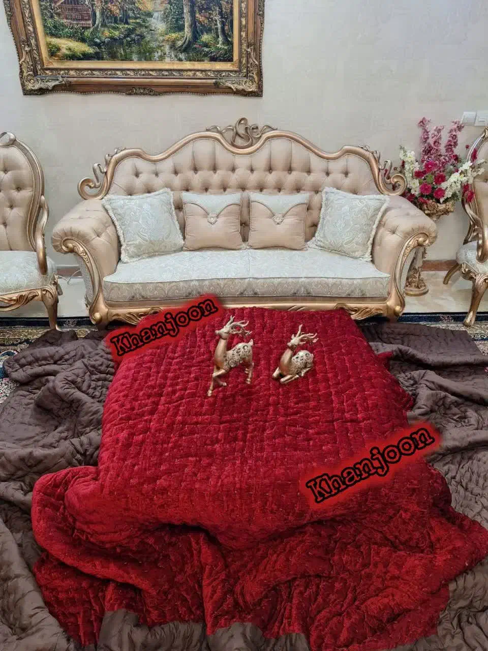 لحاف کرسی پشمی|رختخواب، بالش، پتو|محمدشهر, محمدشهر|دیوار