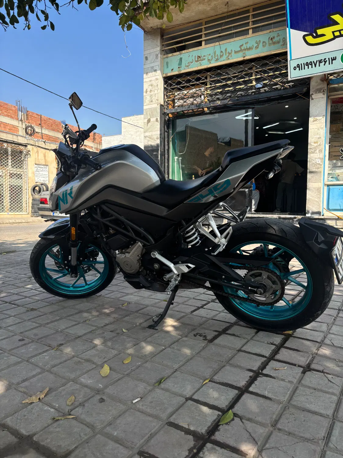 Cf 250|موتورسیکلت|کلاله, |دیوار