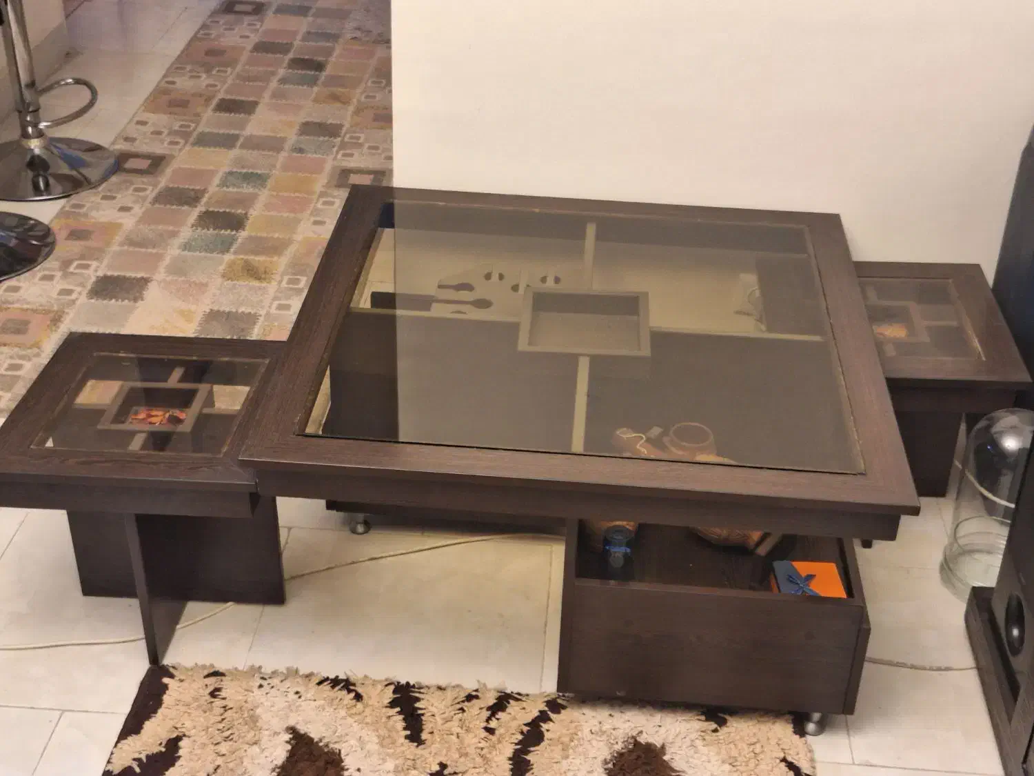 میز جلو مبلی در حد نو|مبلمان خانگی و میز عسلی|پردیس, فاز ۳|دیوار