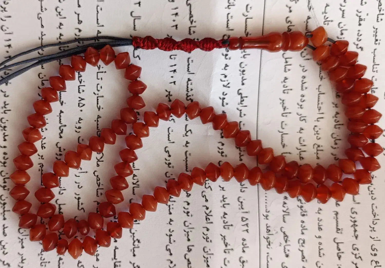 تسبیح استامبولی کهربا 101عددی|کلکسیون اشیاء عتیقه|اسلام‌‌آباد غرب, |دیوار