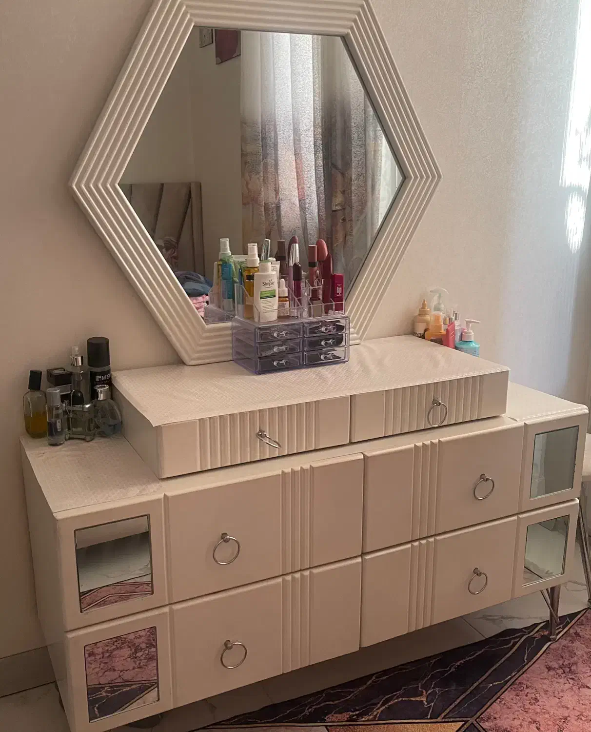 میزتوالت با اینه|تخت و سرویس خواب|تهران, شهرک شریفی|دیوار