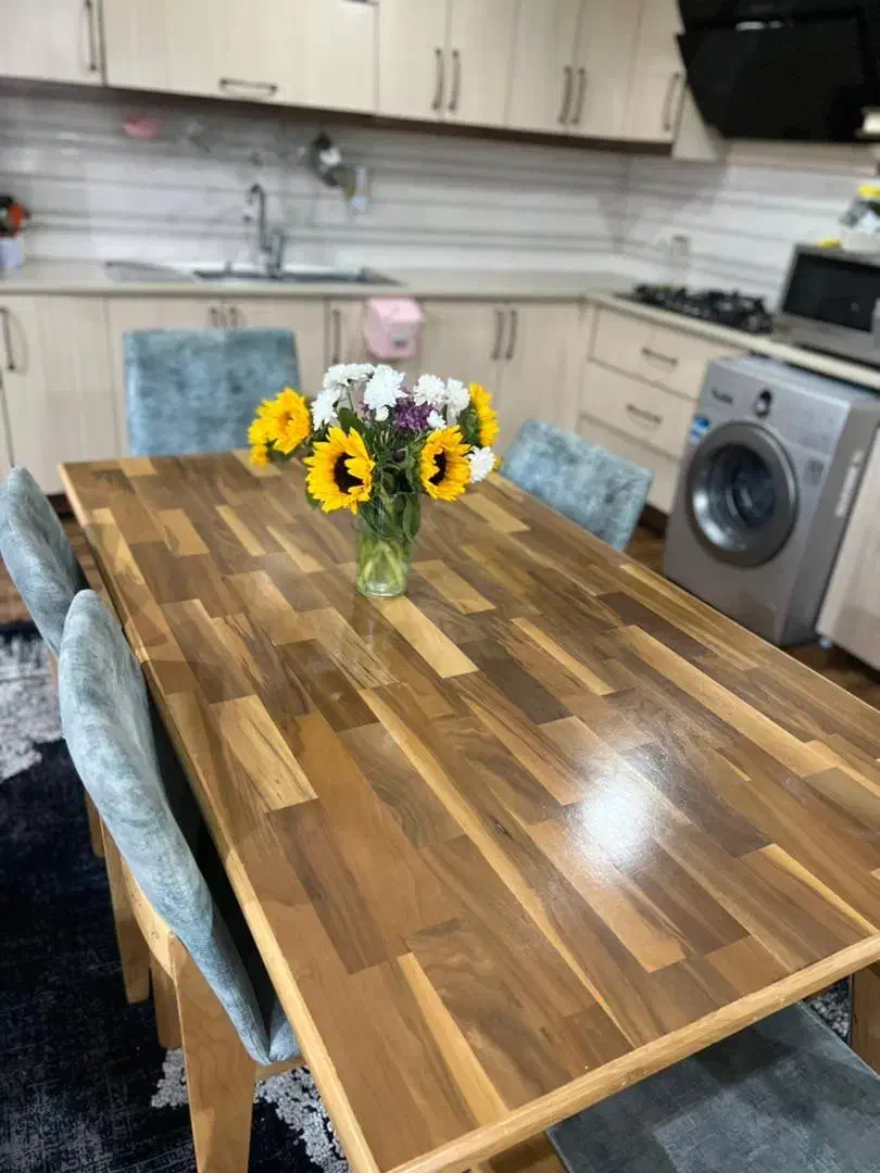 میز غذاخوری ۶ نفره|میز و صندلی غذاخوری|ایذه, |دیوار