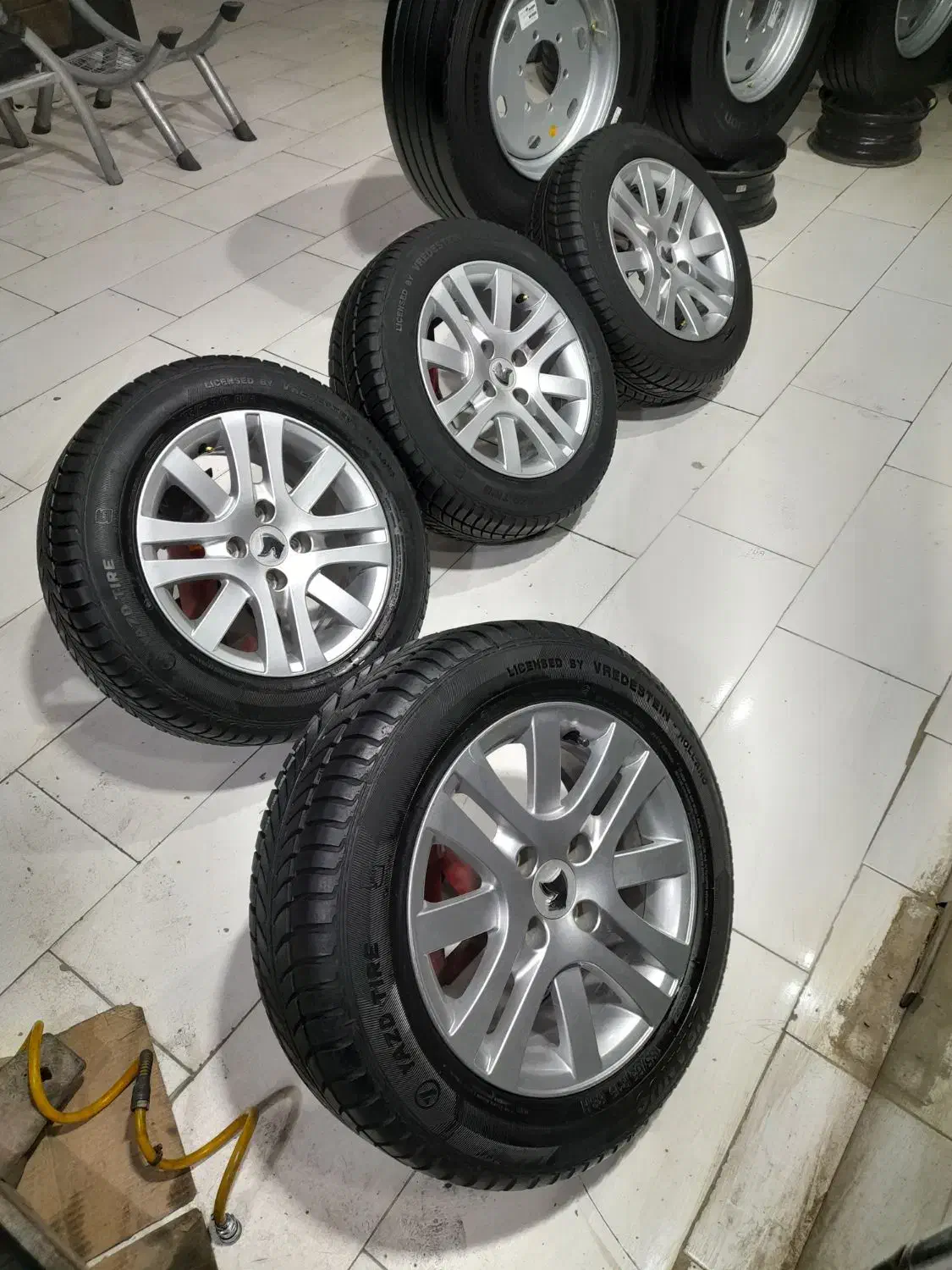 ۴حلقه.رینگ لاستیک صلیبی.زیر صفری سایز ۱۵|قطعات یدکی و لوازم جانبی|اهواز, شهرک رزمندگان|دیوار