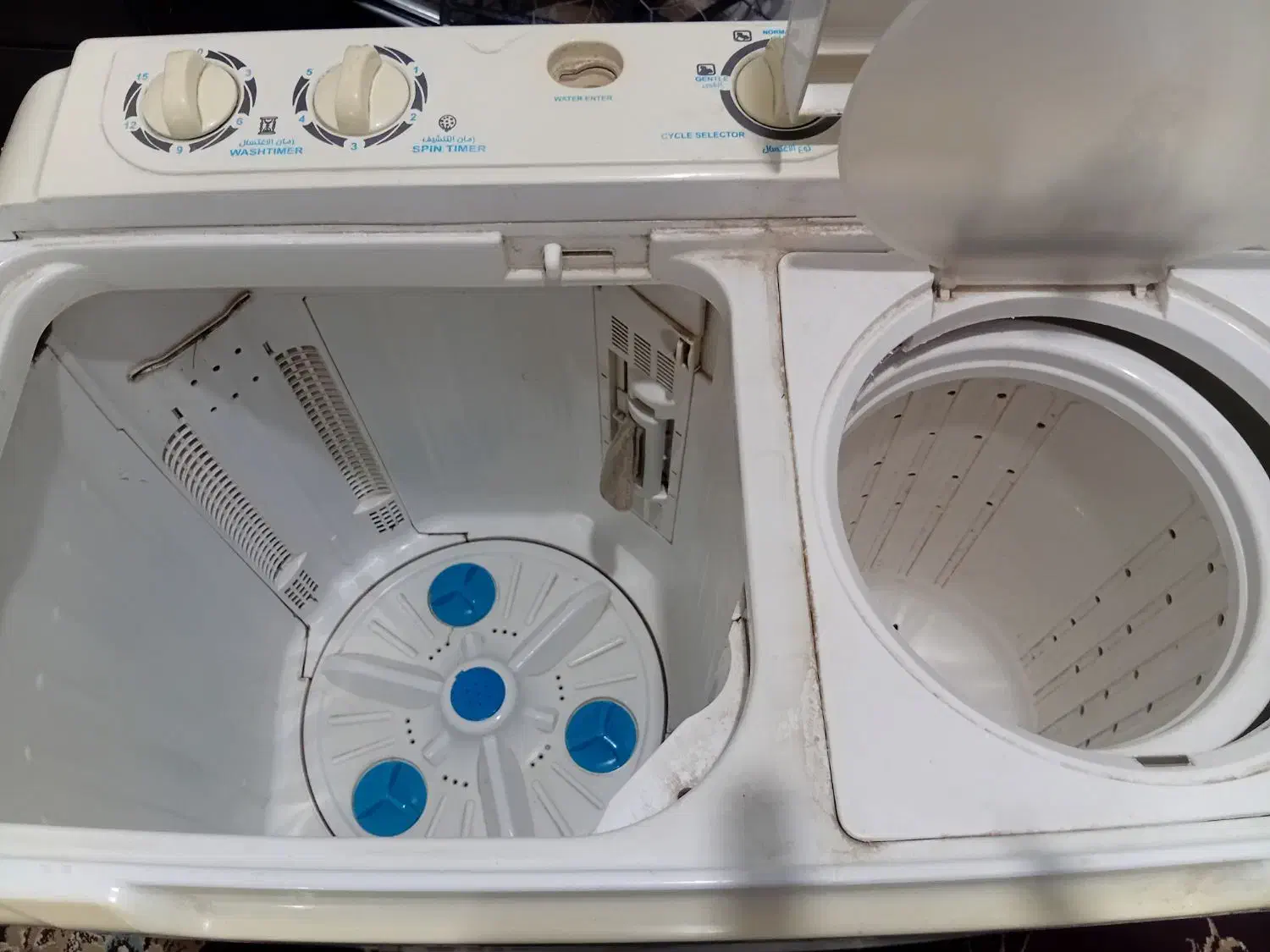 لباسشویی دوقلو|ماشین لباسشویی و خشککن لباس|خرمآباد, |دیوار