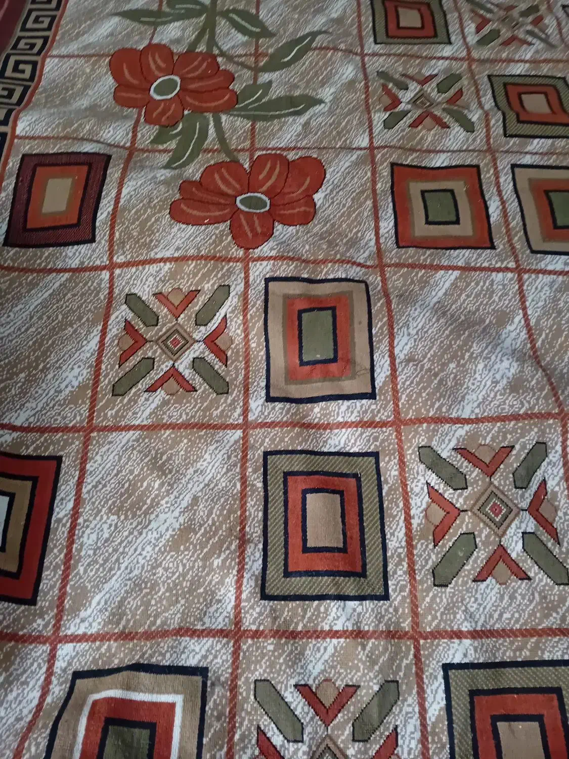 فرش طرح گلیم|فرش|قرچک, مهدیه|دیوار