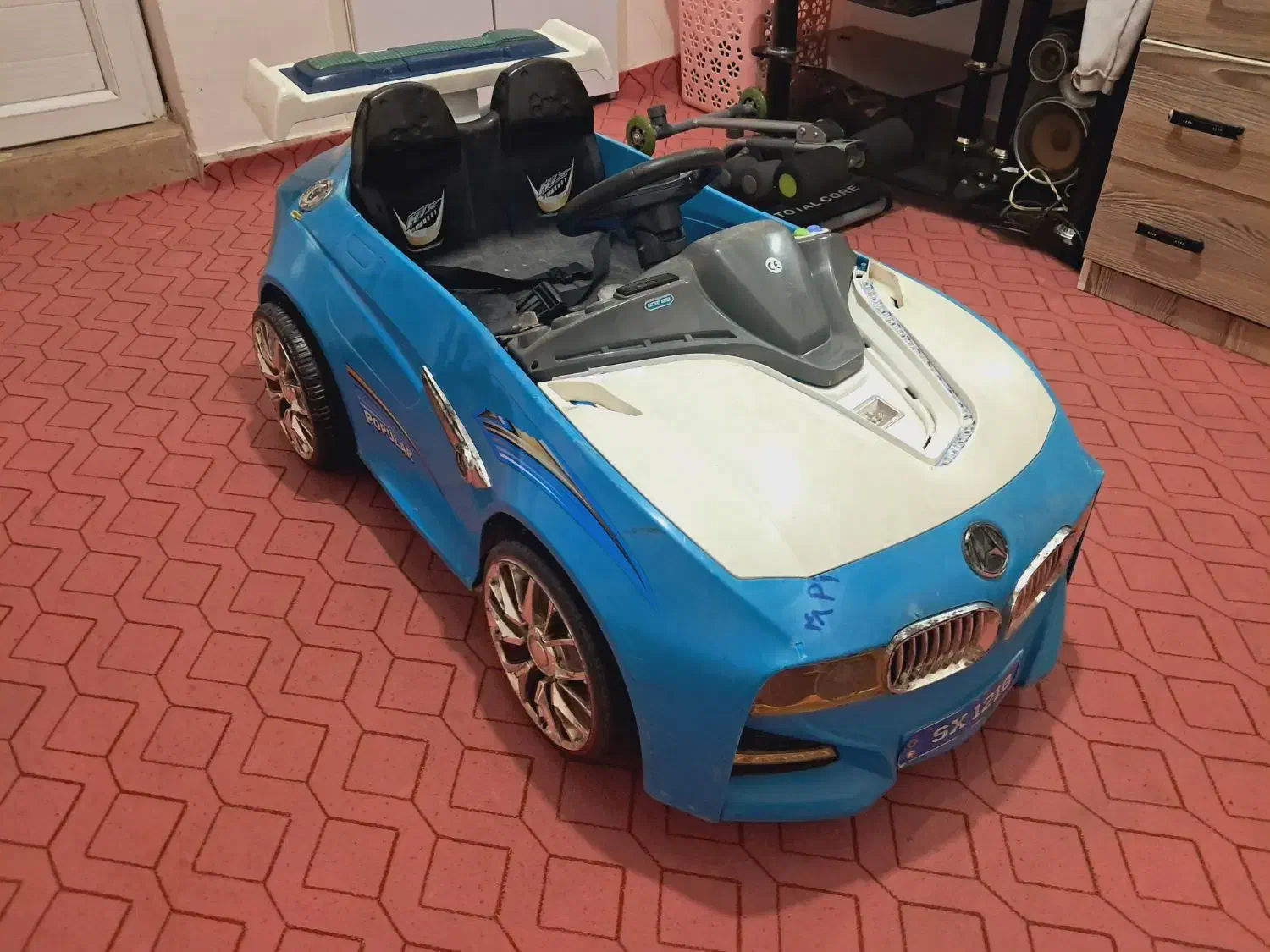 ماشین شارژی سالم|اسباببازی بچه|پرند, فاز ۶|دیوار