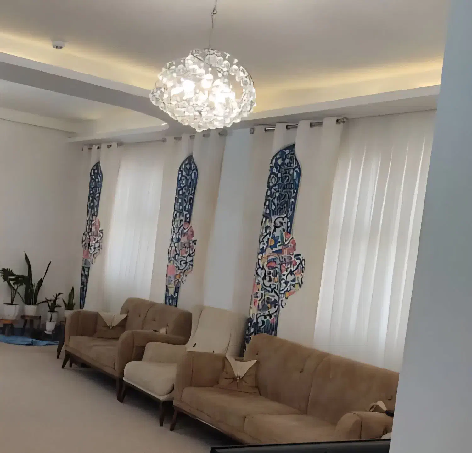 پرده|پرده، رانر، رومیزی|قم, پردیسان|دیوار
