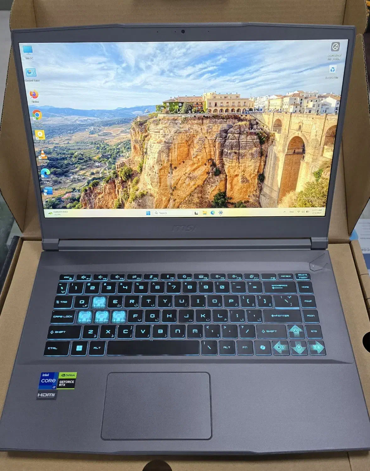 MSI Gaming THIN 15|رایانه همراه|بیرجند, |دیوار