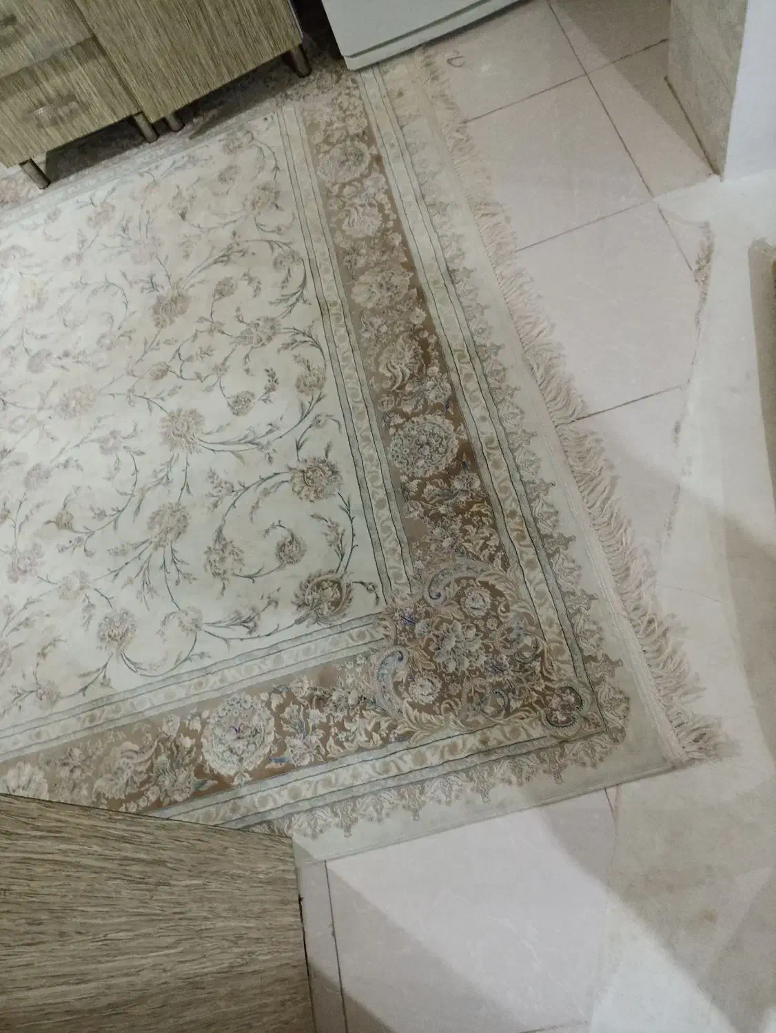 فرش ماشینی نگین نشهد 9متری|فرش|نور, |دیوار