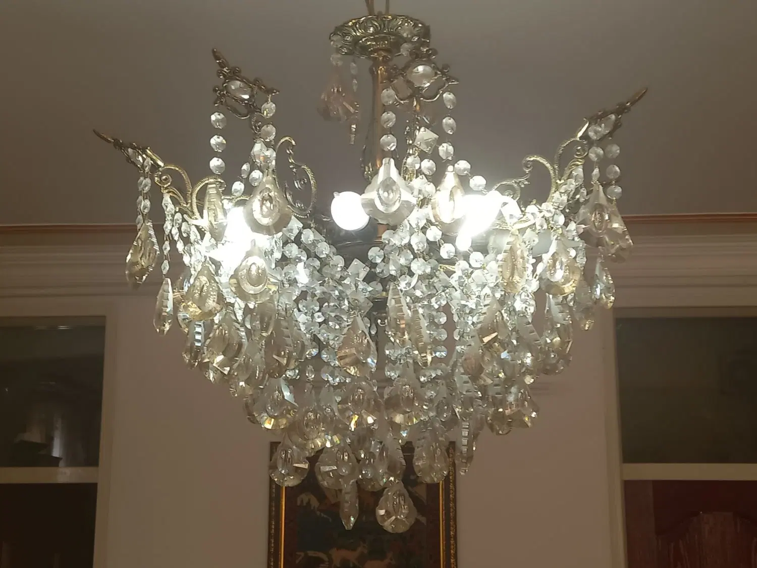 لوستر|لوستر و چراغ آویز|اراک, |دیوار