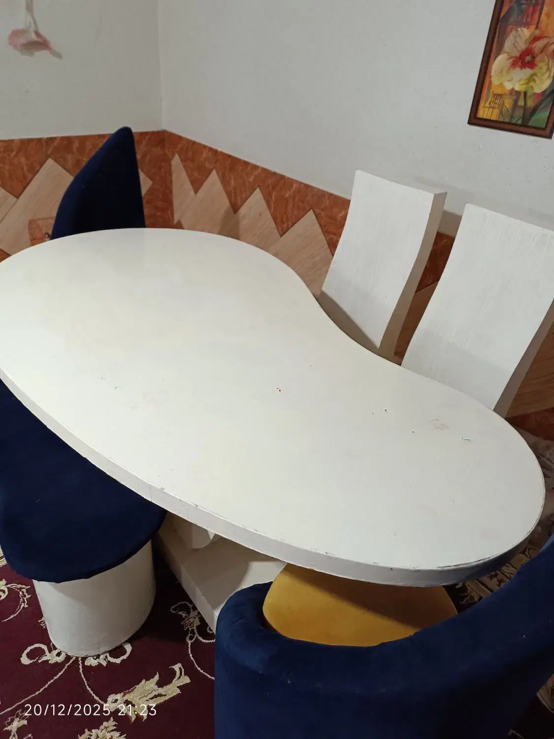 میز نهارخوری با صندلی|میز و صندلی غذاخوری|نورآباد ممسنی, |دیوار