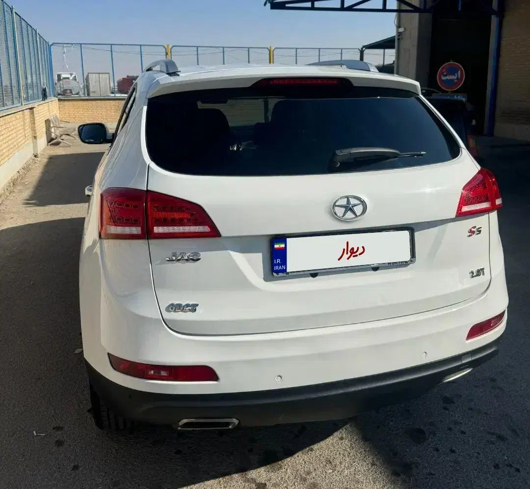 جک اس ۵ مدل ۱۳۹۶ سفید اتومات|خودرو سواری و وانت|خسروشاه, |دیوار