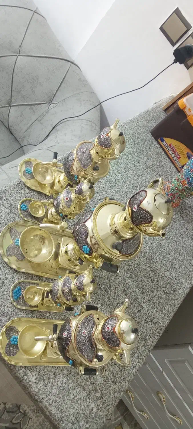 سماور ست یه جا500هزار|سماور، چای‌ساز، قهوه‌ساز|بومهن, |دیوار